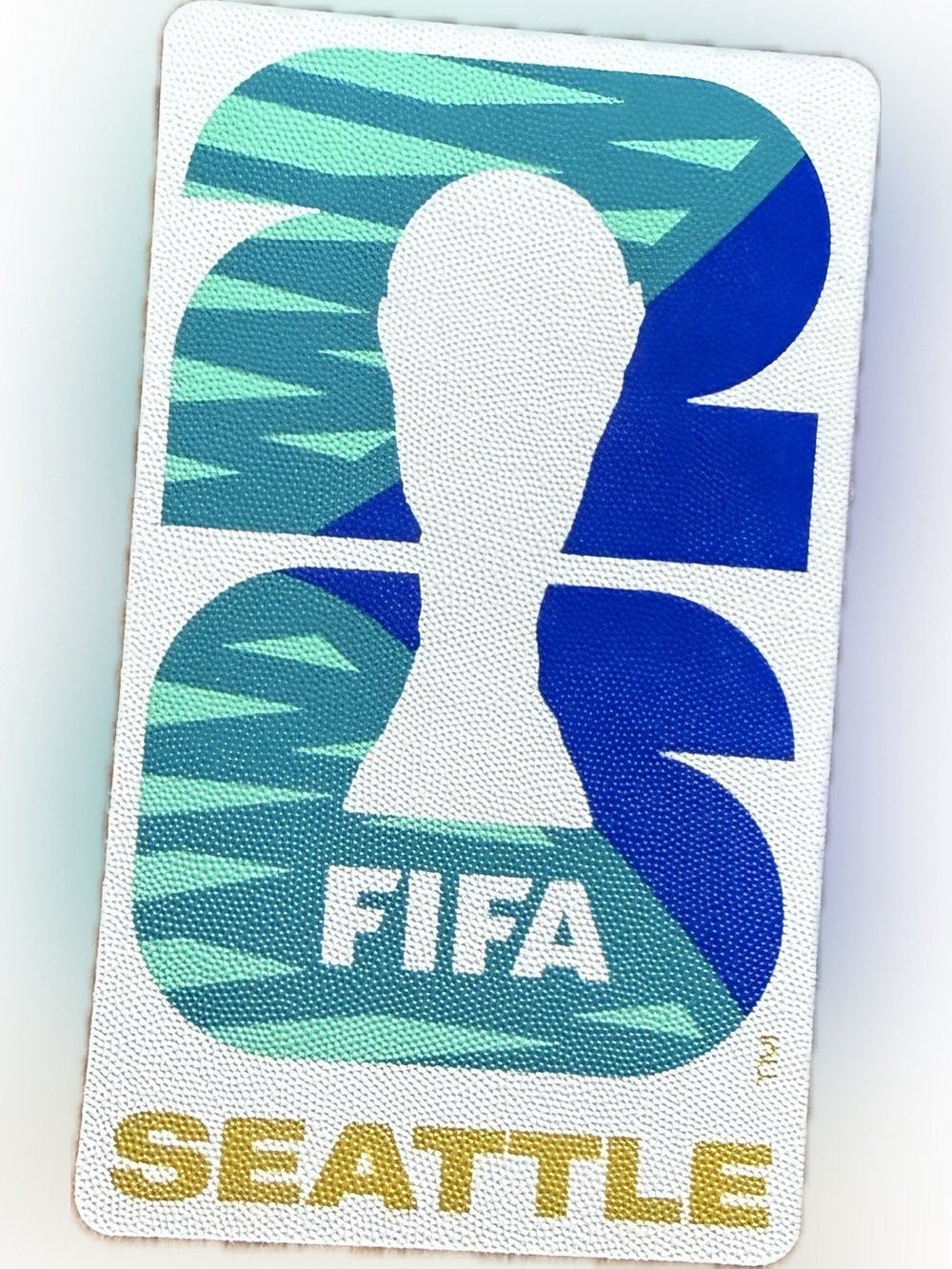 FIFA Seattle patch - Blue & Teal